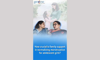 How crucial is family support in normalizing menstruation?