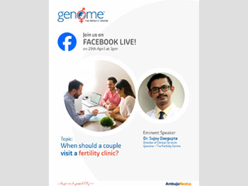 Facebook Live on 'When should a Couple visit a Fertility Clinic?'
