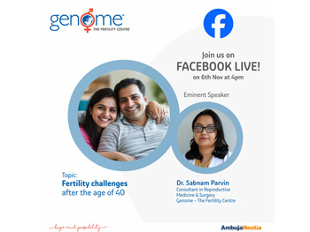 Facebook Live on “Fertility challenges after the age of 40”