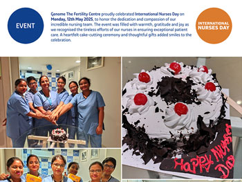 International Nurses Day Celebration at Genome The Fertility  Centre, Sarat Bose Road facility
