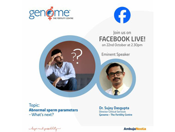 Facebook Live on “Abnormal sperm parameters-What’s next?”