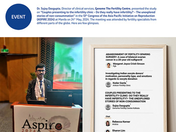 Genome at the 13th Congress of the Asia Pacific Initiative on Reproduction (ASPIRE 2024) at Manila